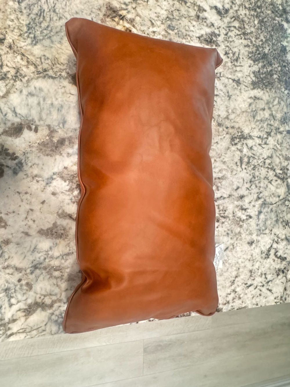 Mainstays leather pillow New